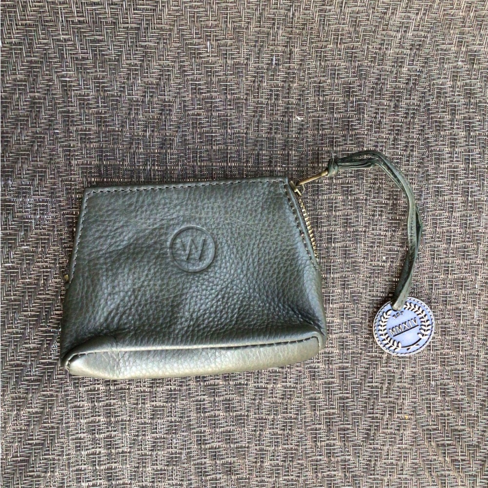 Wanderer The Milano Green Olive Leather Card Wallet